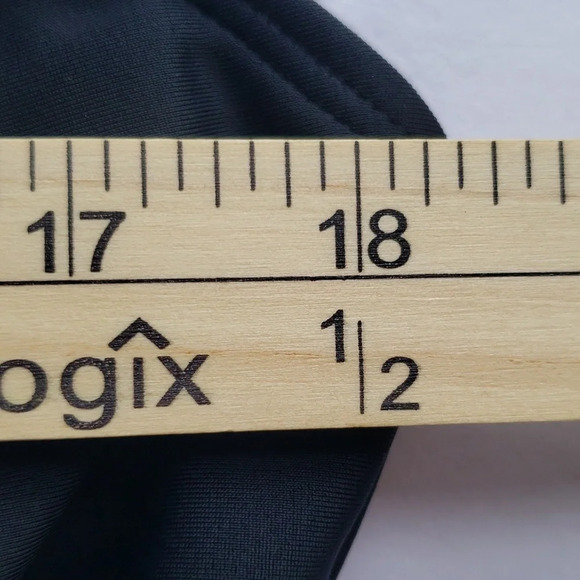 Aqua Eve Tankini Top Babydoll Womens 18W Black Minimalist Classic Modest Neutral - Picture 9 of 16